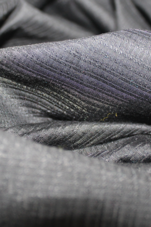 Charcoal Black PV Berlin Fabric (80% Viscose 20% Polyester) | Woven Ladies Western Top Fabric | 90 GSM | 58 Inch