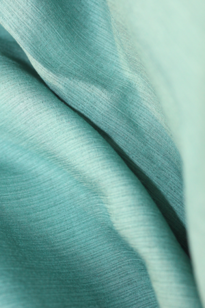 Ocean Mist PV Chiffon Fabric 90% Viscose 10% Polyester | 85 GSM Lightweight Woven Fabric | 58 Inch Width