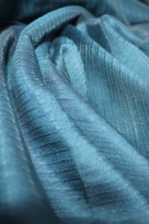 Steel Blue PV Berlin Fabric 80% Viscose 20% Polyester | 90 GSM Woven Ladies Western Top Fabric | 58 Inch Width