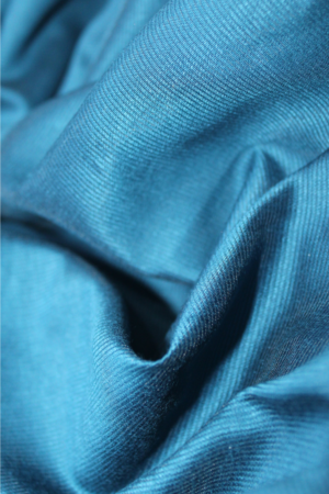 Marine Blue Poly Viscose Gadwal Fabric 80% Viscose 20% Polyester | 80 GSM Woven Ladies Western Top Fabric | 58 Inch Width