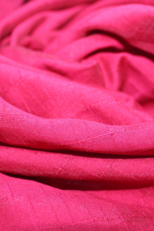 Fuchsia Pink Dhurandhar Fabric 100% Polyester | 60 GSM Woven Fabric for Indian Traditional Wear, Scarves & Dupattas | 44 Inch Width