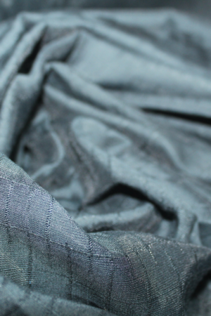 Ash Blue Dhurandhar Fabric 100% Polyester | 60 GSM Woven Fabric for Indian Traditional Wear, Scarves & Dupattas | 44 Inch Width