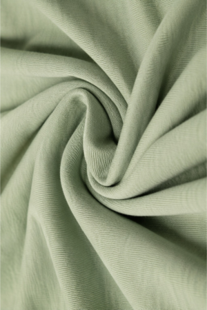 Celadon Green Diva Knit Fabric 96% Polyester 4% Spandex | 220 GSM Knitted Stretch Fabric for Women's Fashion Wear | 58–60 Inch Width