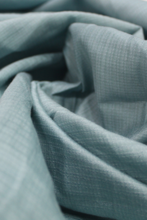 Mist Blue PV Berlin Fabric 80% Viscose 20% Polyester | 90 GSM Woven Ladies Western Top Fabric | 58 Inch Width
